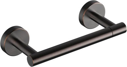 FORIOUS Toilet Paper Holder - Rustproof Stainless Steel Double Post Design | Oil Rubbed Bronze Finish