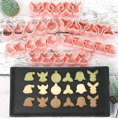 Mini Christmas Cookie Cutter Set for Pet Treats and Snacks - 6 Shapes - Christmas-1