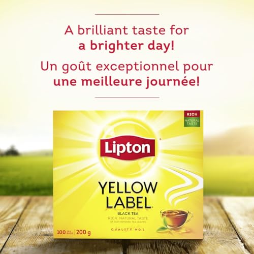 Lipton Yellow Label Tea, International Blend, 100 Tea Bags