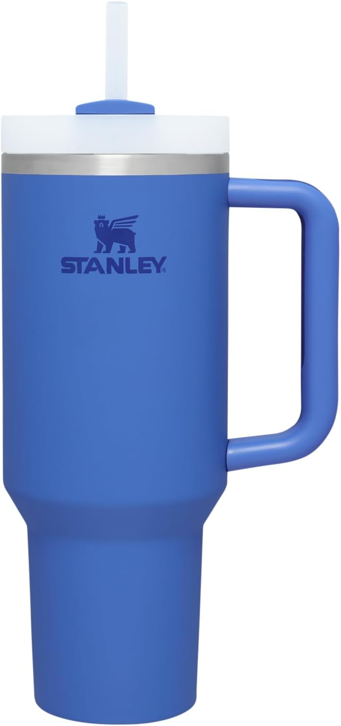 STANLEY Quencher H2.0 Tumbler - 40 oz Stainless Steel Vacuum Insulated with Lid & Straw | Iris Color