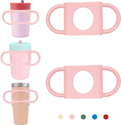 NiHome Silicone Dual-Handle Tumbler Grip - Fits 14oz Stanley & 12oz Zak Owala Cups | Perfect for Home & Travel