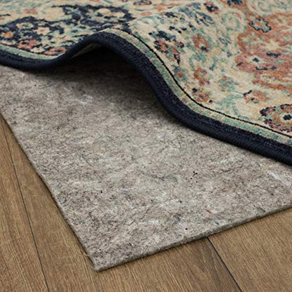 Mohawk Home Non Slip Rug Pad 8' x 10' - 1/4" Thick Felt + Latex Rubber Gripper - Dual Surface Cushion for Hardwood, Carpet, Tile Floors, Made in USA