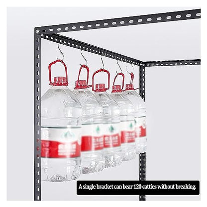Black California King Mosquito Net Bed Frame Brackets Canopy Poles - Stainless Steel
