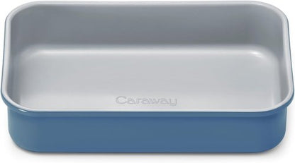 Caraway Nonstick Baking Pan - 9” x 6.5” Deep Ceramic Dish - Non-Toxic, PTFE & PFOA Free - Slate Color