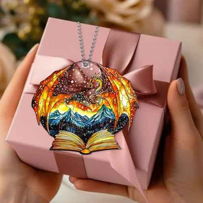 Book Lover Christmas Ornaments 2025, Books Ornaments for Christmas Tree, Acotar Ornament, Throne of Glass Merch - Book Lovers Gifts, Book Club Gifts for Women, Acotar Gift