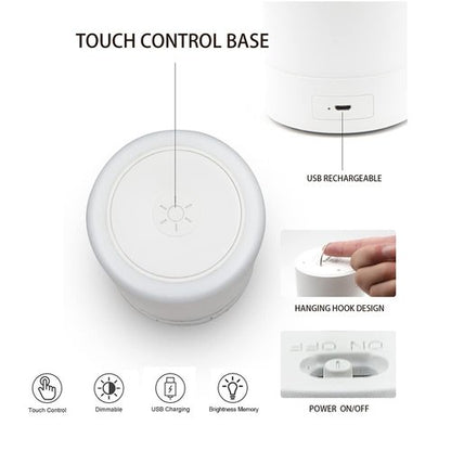 G Keni Nursery Night Light - Portable LED Touch Lamp for Babies & Adults | USB Rechargeable, Dimmable Warm Glow