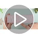 Pink Christmas Wooden Sign Set - Festive Holiday Table Decor, 4 Pieces