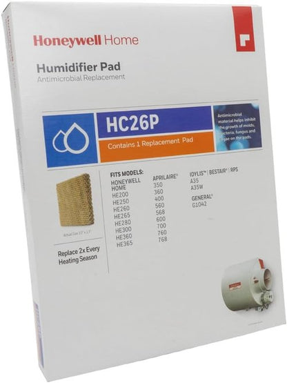Honeywell Home Whole House Humidifier Pad - 10 x 13 x 1.5 Inches for Optimal Humidity Control