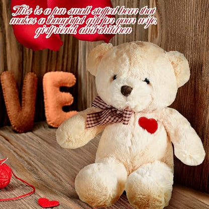 Preserved Roses Gift Set with Heart Box & Plush Bear - Romantic Flower Box