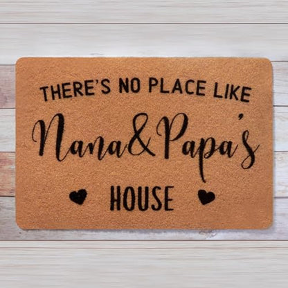 Christmas Doormat Gifts for Grandma Nana Papa - Grandkids Variation