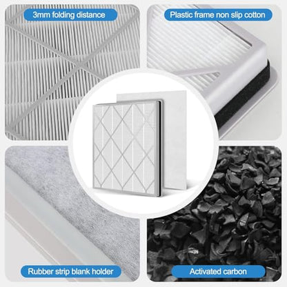 (3 Pack) HE401 Filter Replacement for Shark Air Purifier 4 - HE400 Series Compatible