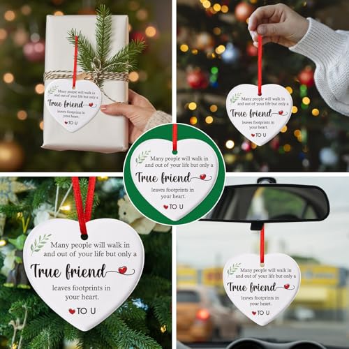 Friendship Gifts for Women - Best Friends Ornament Christmas Gift - Friend01