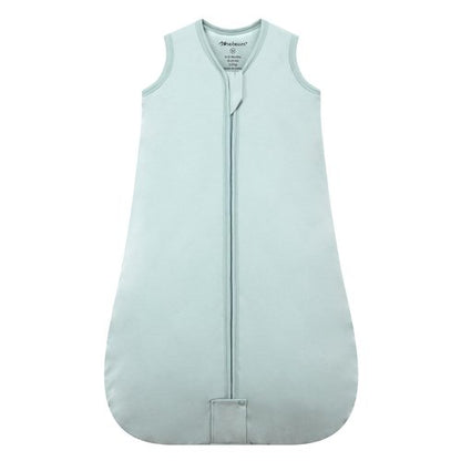 Mosebears Sleep Sack Baby Winter Wearable Blanket with 2-Way Zipper,2.5 TOG Cotton Sleep Sack Unisex (Calm Sage, 6-12 Months)