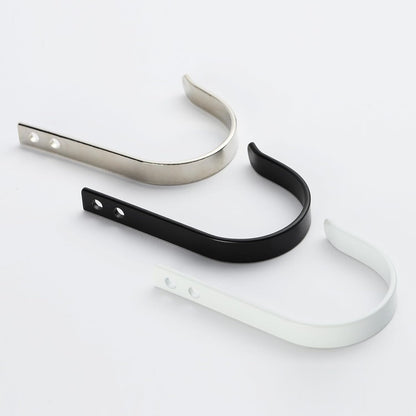 Skiennix Stainless Steel Wall Hooks - Versatile Coat & Towel Hooks for Indoor/Outdoor Use | 5-Pack, Silver