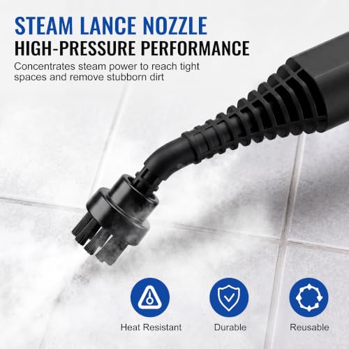 17-Piece Steam Cleaner Accessories Set with Nozzle for Deep Cleaning