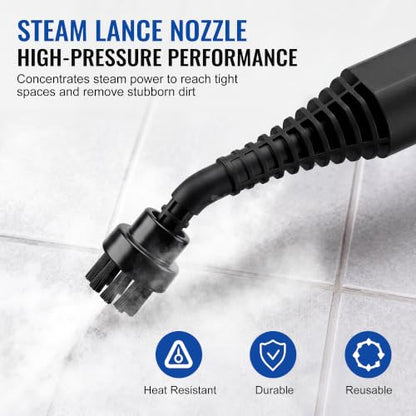17-Piece Steam Cleaner Accessories Set with Nozzle for Deep Cleaning
