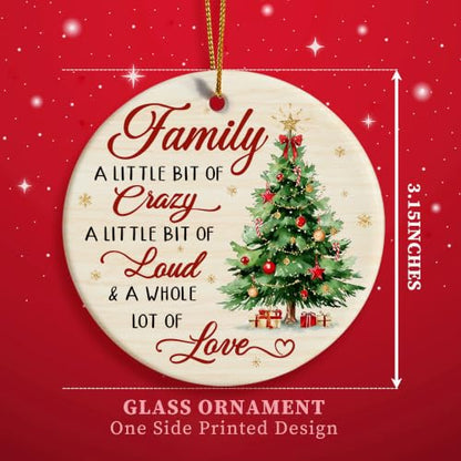 Family Ornament, Family Christmas Ornament 2026 - Variation 01
