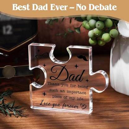 Dad Gift Basket - Funny Dad Gifts from Daughter Son Kids, Insulated Tumbler, Candle & Socks - Dad Gift Variation