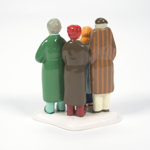 Department 56 Snow Village Figurine - National Lampoon's Christmas Vacation "Freezing Our Baguettes Off" | 3.25 Inch, Multicolor