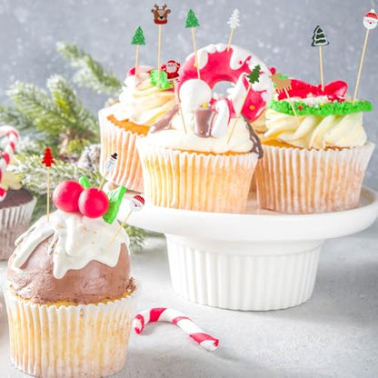 Charming Christmas Cocktail Picks 400 Pcs - Holiday Party Decorations