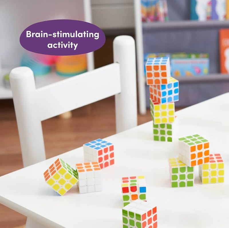 Mini Cube Puzzle Party Favors 1.18 Inch - 144 Pack for Kids, Rewards & Gifts
