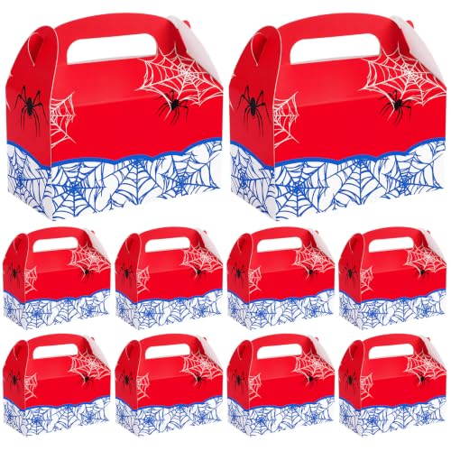 Marspark 12 Pack Spider Web Cartoon Party Favor Gift Boxes - Birthday Decorations Variation of This Listing
