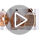 Gingerbread Christmas Ornaments Set 100 Pieces Tree Decorations Holiday Decor