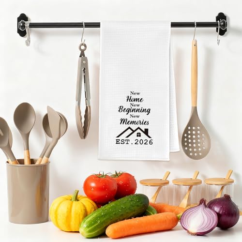 Housewarming Kitchen Towels - New Home Gift Set for Friends & Family