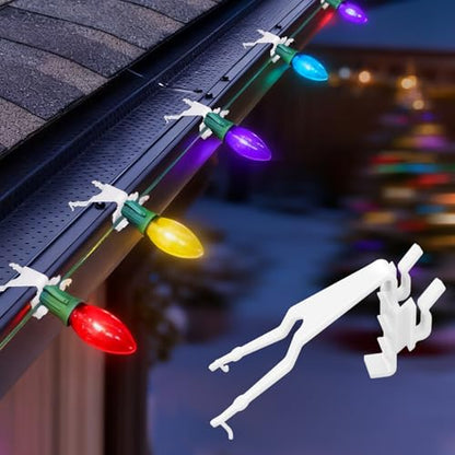 100Pcs Christmas Gutter Clips for Outdoor Lights - Fits Gutter Guard - Variation of THIS listing 100