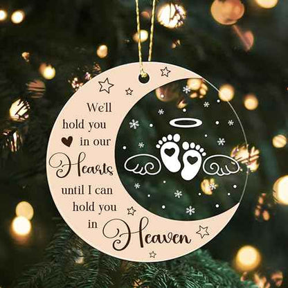 Baby Memorial Gift - Infant Loss and Miscarriage Ornament for Christmas Tree - Stillborn Angel Sympathy Gifts for Mom/Dad (H50)