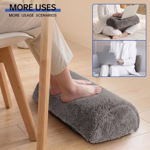 Foot Rest Pillow for Recliner - Memory Foam Leg Cushion 20 Inch Gray 1