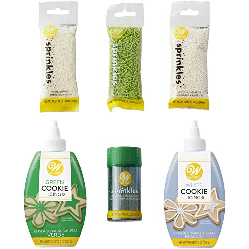 Wilton Green and White Cookie Decorating Set, 6-Piece