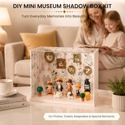 Family DIY Mini Museum Kit Shadow Box Keepsake Display - TEKCHIC