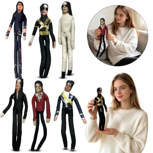 6pcs Bendable Plush Doll Pillow Cartoon Soft Funny Doll - Michaell Style