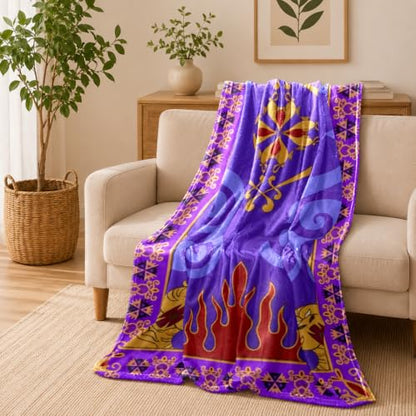 All-Season Soft Throw Blanket 150x100 CM - Cozy Microfiber Bedding