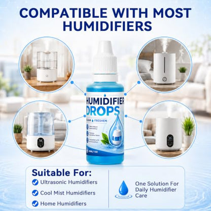 Humidifier Cleaner Drops 3-Pack - Freshen and Maintain Tank Efficiency