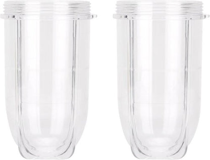 Magic Bullet 16OZ Replacement Blender Cups - 2 PCS Compatible with MB1001 Juicer Mixer