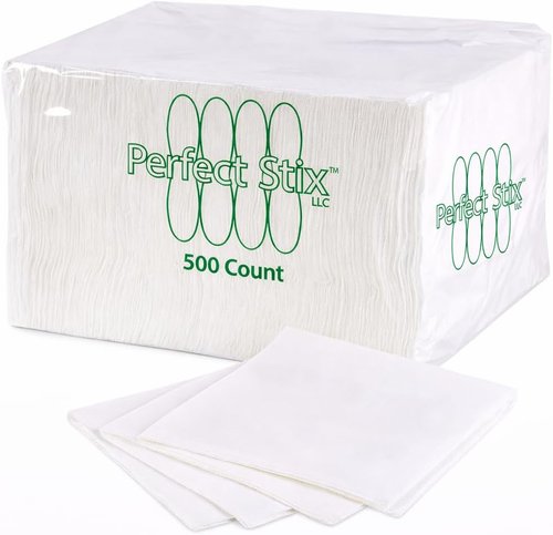 Elegant Lunch Napkin - 500 Count, 1 Ply White Napkins for Stylish Dining