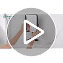 Fogless Shower Mirror for Shaving with Light - Black
