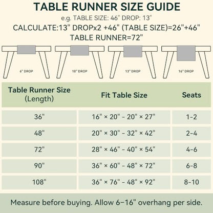 Black Linen Table Runner 14 x 108 Inch Farmhouse Holiday Decor - Variation of THIS listing