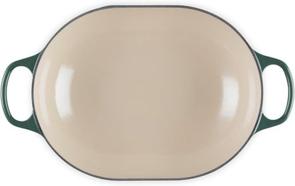 Le Creuset Enameled Cast Iron Oval Casserole - 3.75 Qt. with Lid in Artichaut Color
