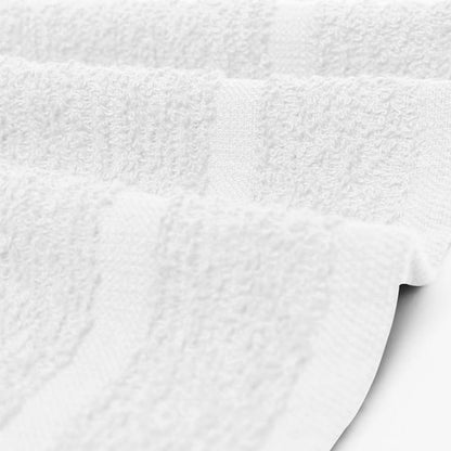 Avalon Towels Cotton Washcloths 24-Pack – 12 x 12 Inch White Super Soft & Absorbent Ring-Spun Cotton Wash Cloths for Face, Bath, Spa, Gym, Hotel & Cleaning