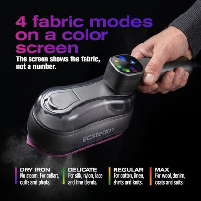 Elite Handheld Garment Steamer & Iron 2-in-1 Travel Clothing Steamer