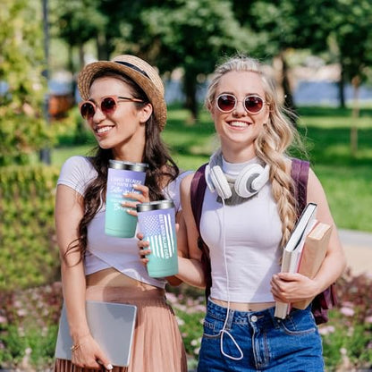 20 oz Sister in Law Gift Tumbler - Cotton Candy Variation, Double Wall Insulated