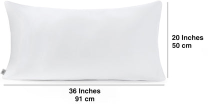 UGG Danielle Cooling King Size Hypoallergenic Down Alternative Luxury Hotel Bed Pillow for Stomach Back or Side Sleeper with Machine Washable Cover, 20-inch x 36-inch, White