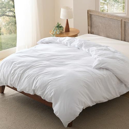Bedsure Sage Green Duvet Cover Twin/Twin XL Size - 2 Pieces Prewashed Polyester Extra Soft Bedding Set, Includes 1 Twin Duvet Cover 68''x90'' with Zipper Closure & 1 Pillow Sham, No Comforter