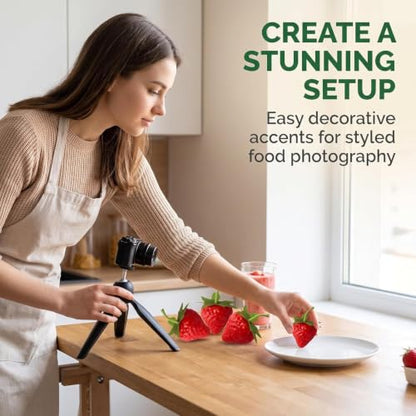 Artificial Strawberries 18 Pcs Realistic Decorative Fruit for Home Kitchen & Photography