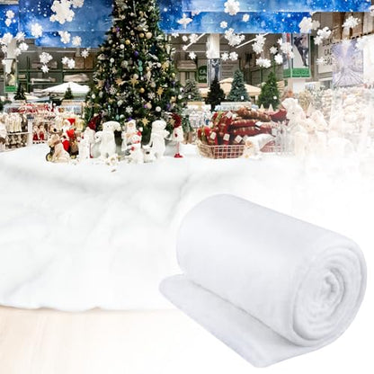 Large Artificial Snow Blanket for Christmas Village & Holiday Decor - 12 x 33 ft - Variation of THIS listing