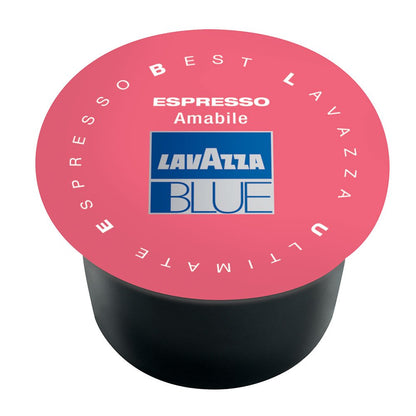 Lavazza BLUE Capsules, Espresso Amabile Coffee Blend, Medium Roast, 28.2-Ounce Boxes (Pack of 100)