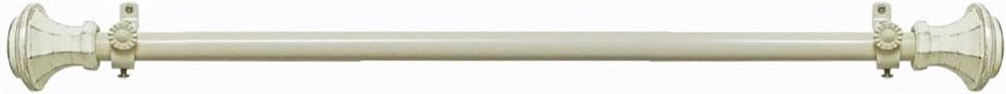 Achim Home Decor Buono II Decorative Window Curtain Rods - Lightweight, Easy To Install, 48-86 Inches